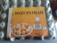 30 œufs frais