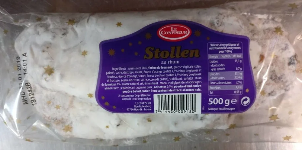 Stollen au Rhum