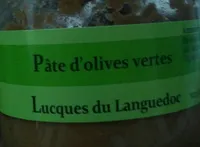 Pâte d'olives vertes Lucques du Languedoc