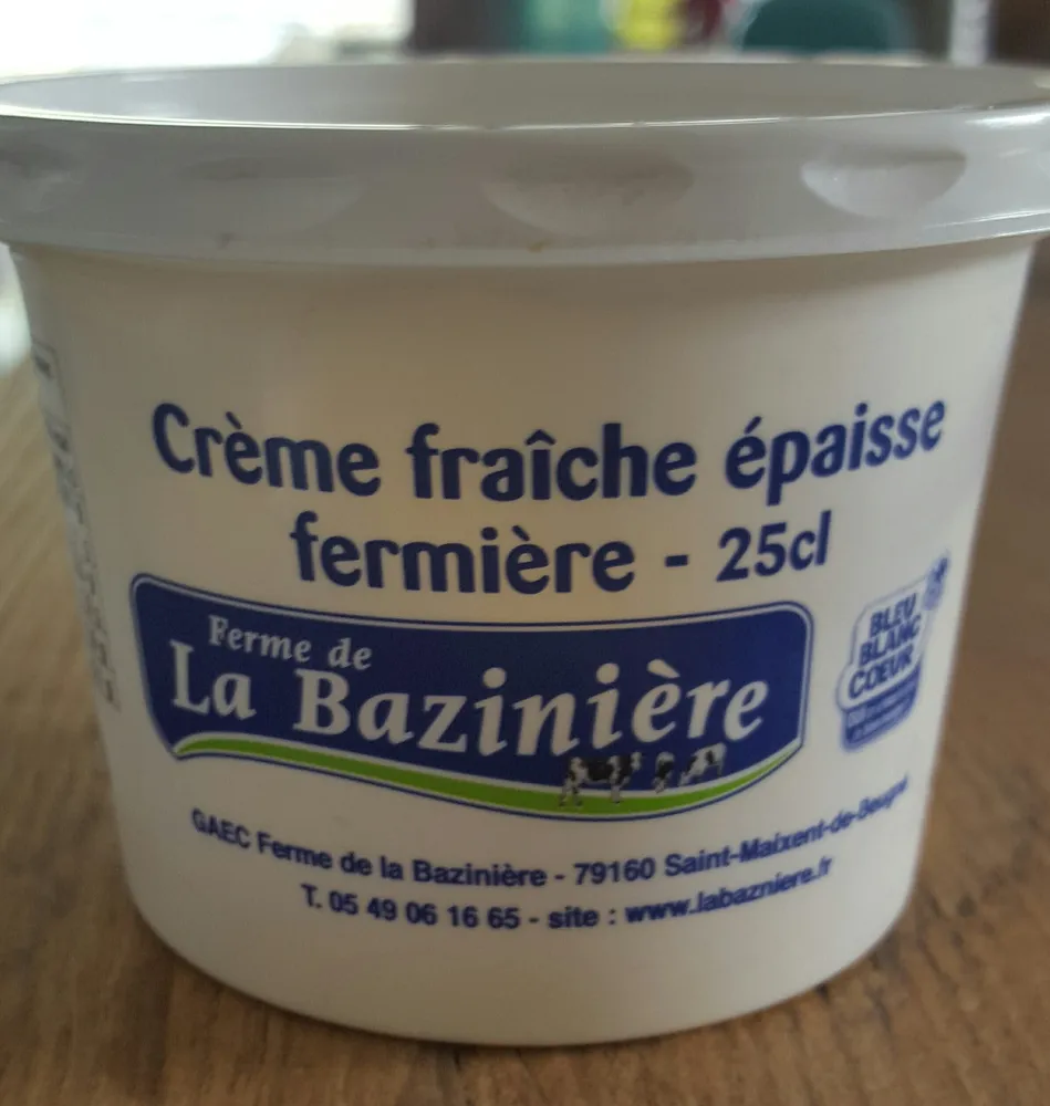 Crème fraîche épaisse fermière