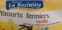 Yaourts fermiers vanille