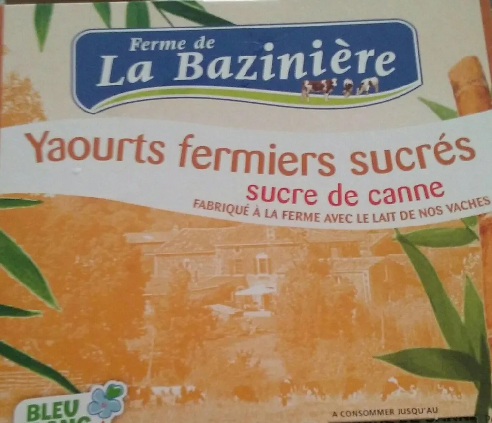 Yaourts fermiers sucré