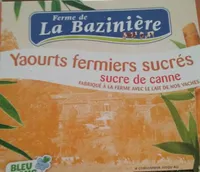 Yaourts fermiers sucré