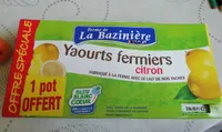 Yaourts fermiers citron