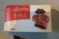 Sablé cœur crème de cacao