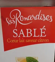 Sablé coeur de lait citron