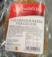 Gaufres fourrees vergeoise
