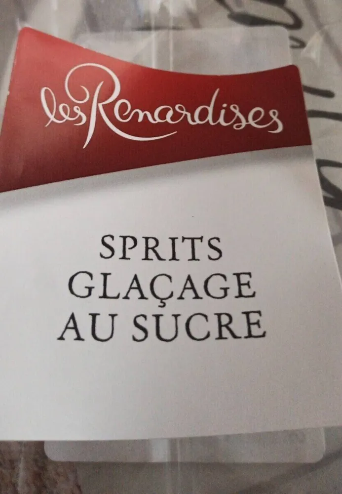 Sprits glaçage au sucre