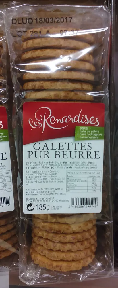 Galettes pur beurre