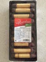 Biscuits cigarettes cacao