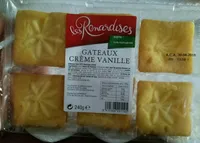 Gâteaux Crème Vanille