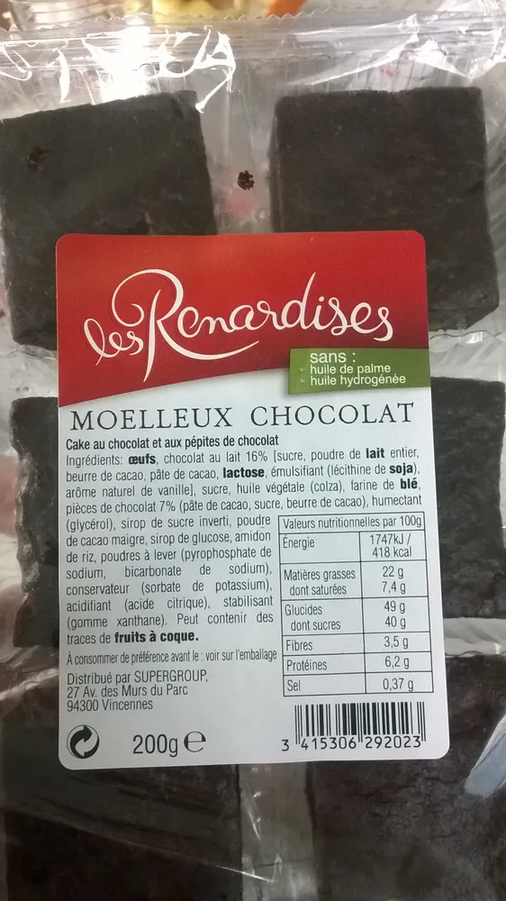 Moelleux chocolat