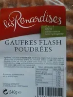 Gaufres flash poudrées