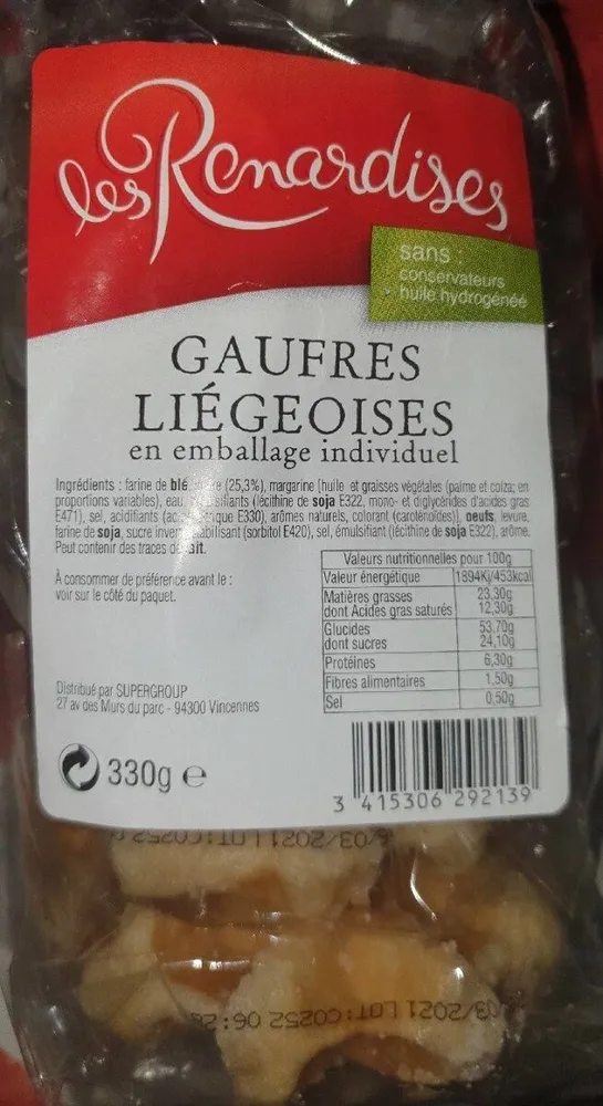 Gaufres liégeoises