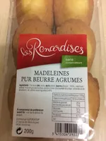 Madeleines pur beurre agrume