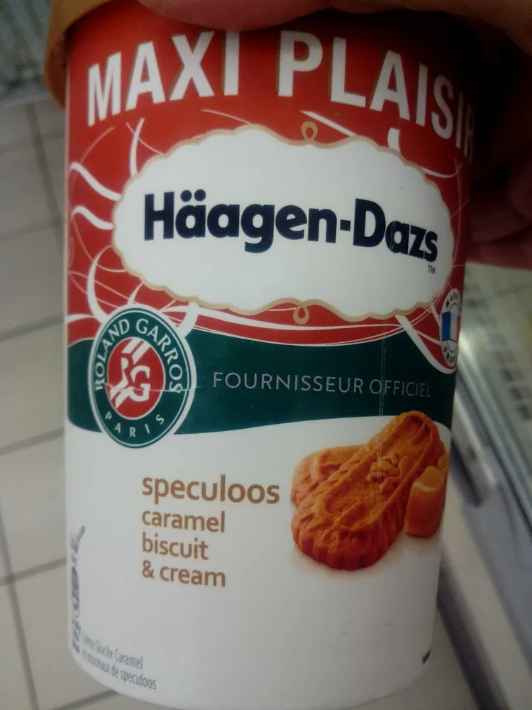 Maxi plaisir speculoos caramel biscuit cream