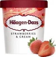 Helado de fresa tarrina