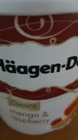 Hägen dazs mango et raspberry