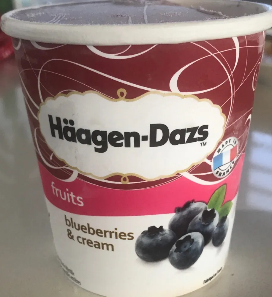 Häagen Dasz Blueberries And Cream