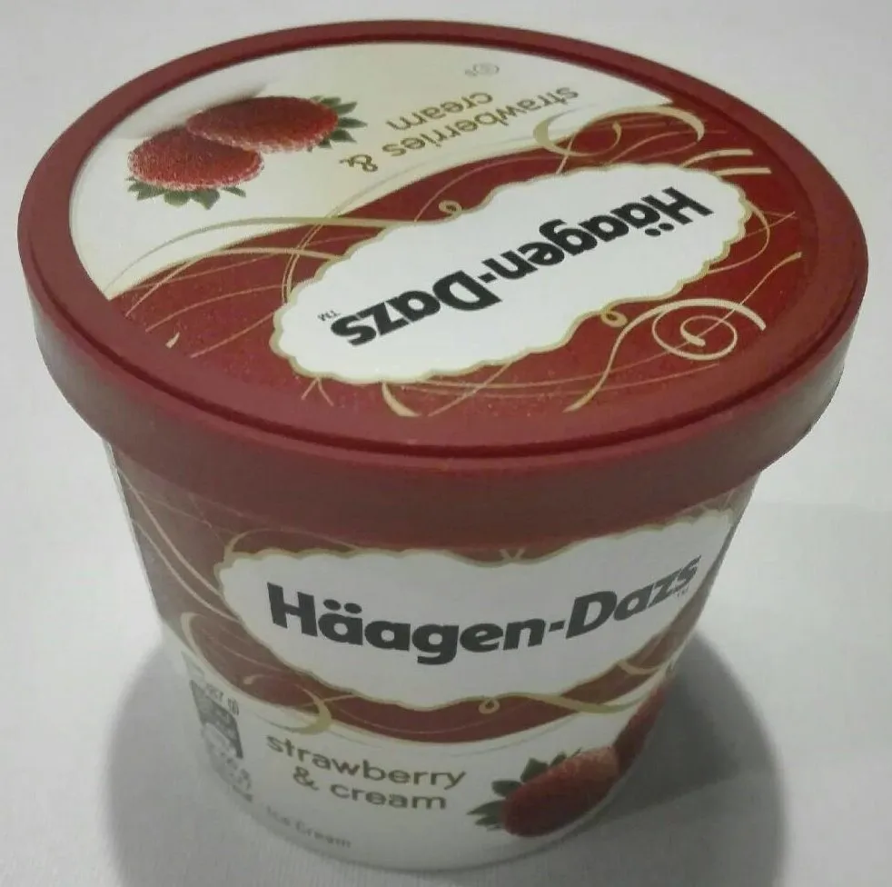 Glace fraise