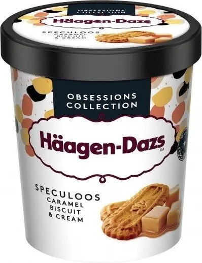 Glace spéculoos caramel biscuit et cream