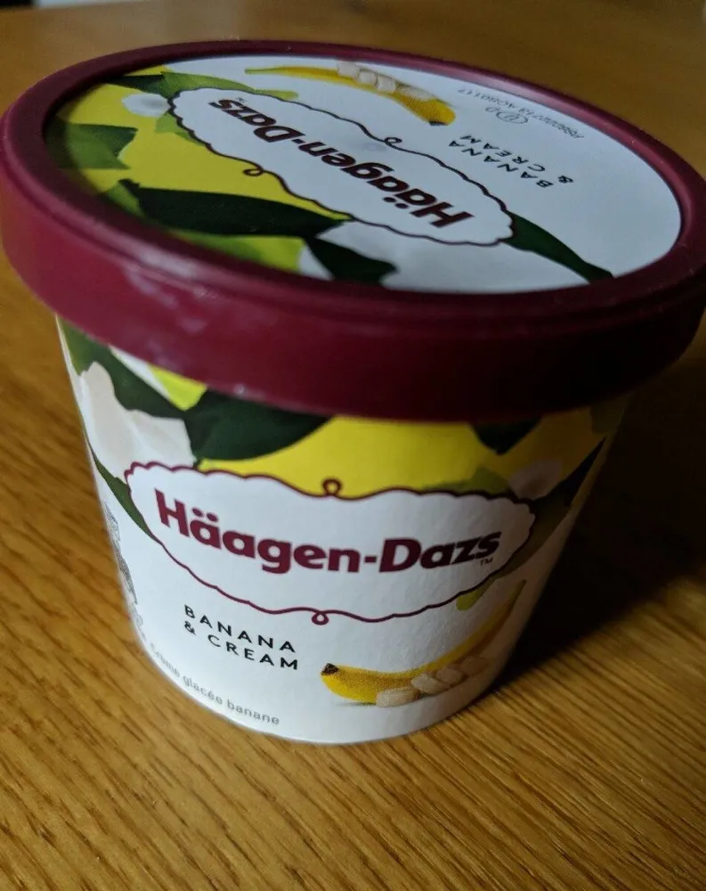 Crème glacée Banana & cream