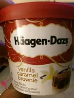Vanilla caramel brownie