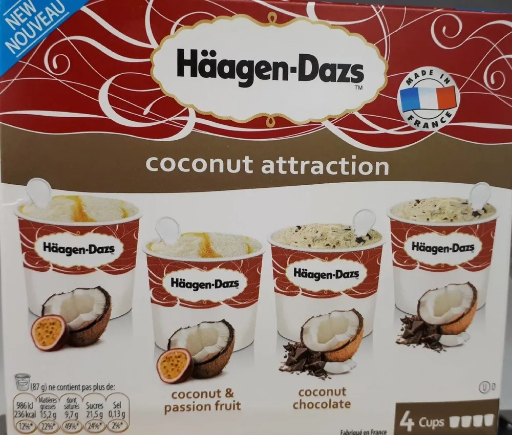 Coconut attraction - 4 cups