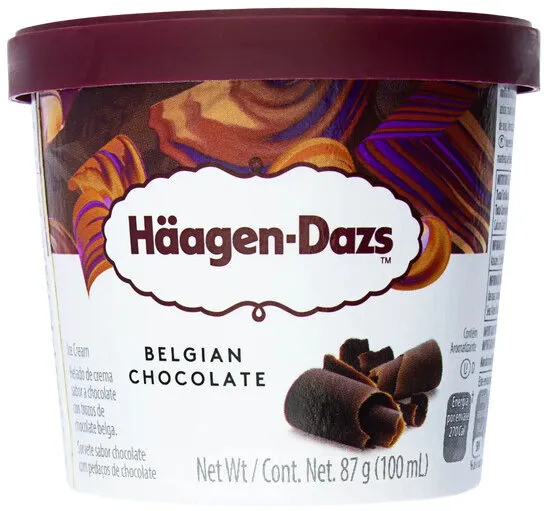 Sorvete Haagen Dazs De Chocolate Mini Cup