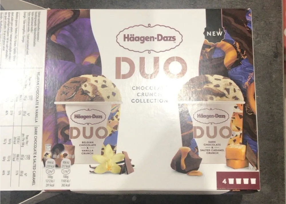 Duo chocolate crunch collection