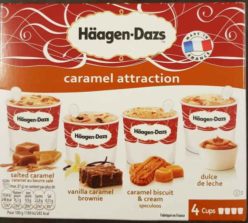 4 mini pots - Caramel Attraction