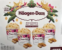 Macadamia nut brittle mini cups