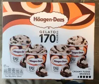 Gelato Creamy Fudge Brownie 170 Calories