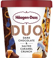 DUO DARK CHOCOLATE & SALTED CARAMEL CRUNCH