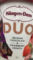Haagen Dazs belgian chocolate and strawberry crunch ice cream
