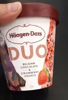 Duo belgian chocolate & strawberry crunch