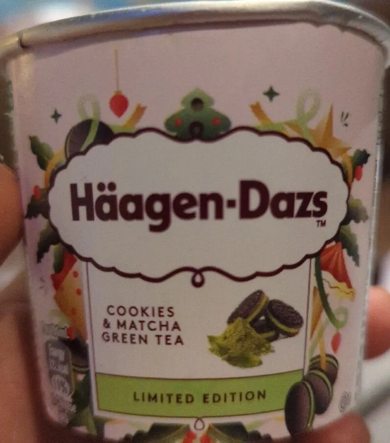 Cookies and Matcha Green Tea Ice Cream