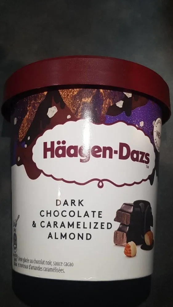 Häagen Dazs Dark Chocolate & Caramelized Almond
