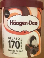 Gelato 170 creamy fudge brownie