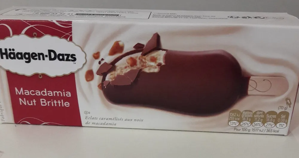 Bâtonnet macadamia nut brittle