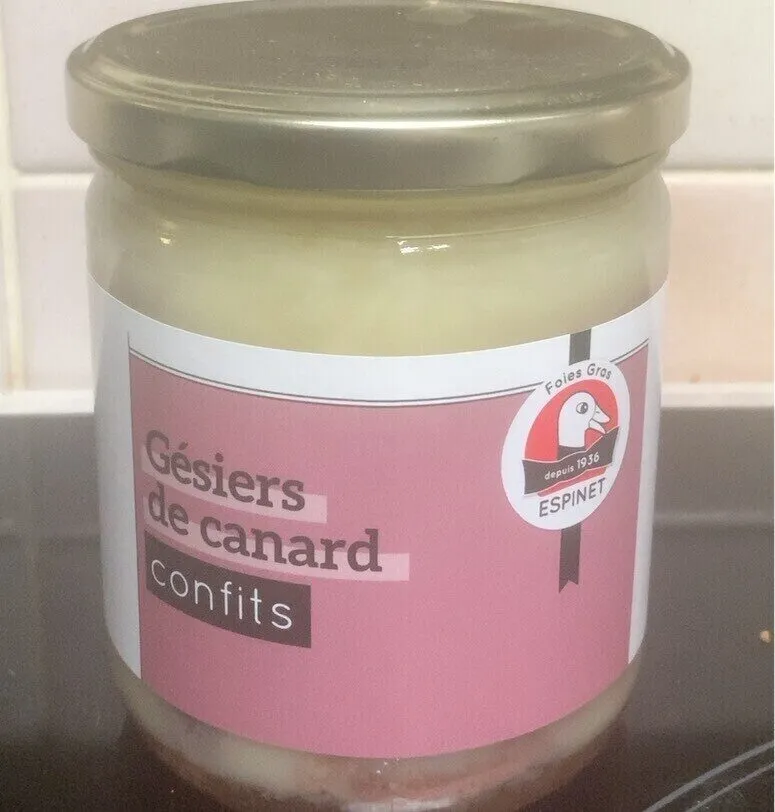 Gésiers de canard confits