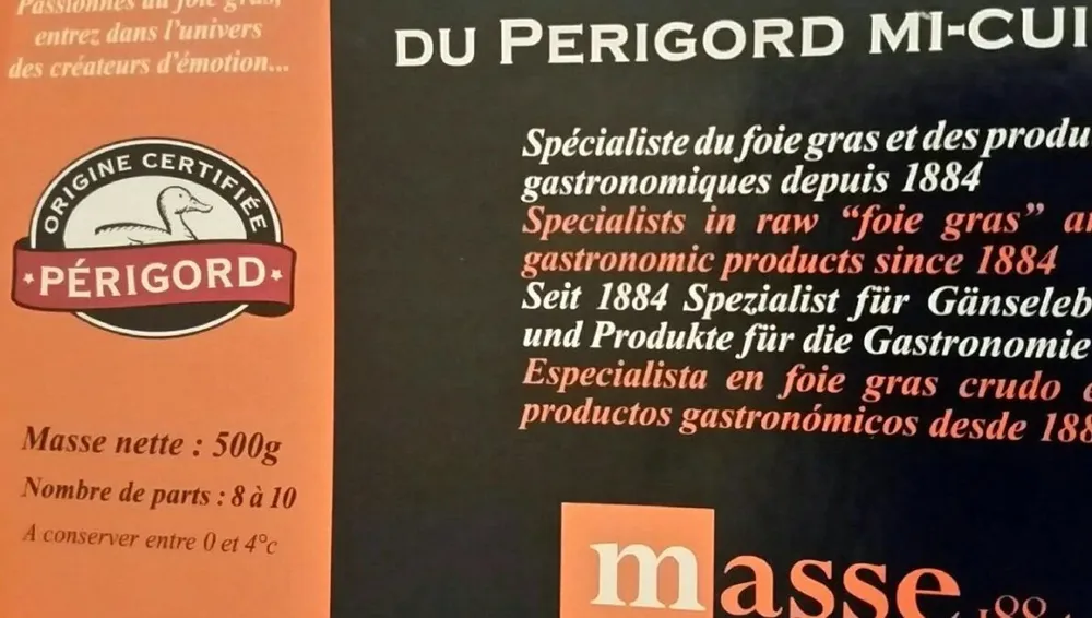 FOIE GRAS DE CANARD du PÉRIGORD MI-CUIT