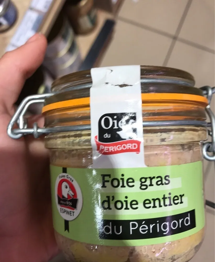 Foie gras d'oie entier du perigord