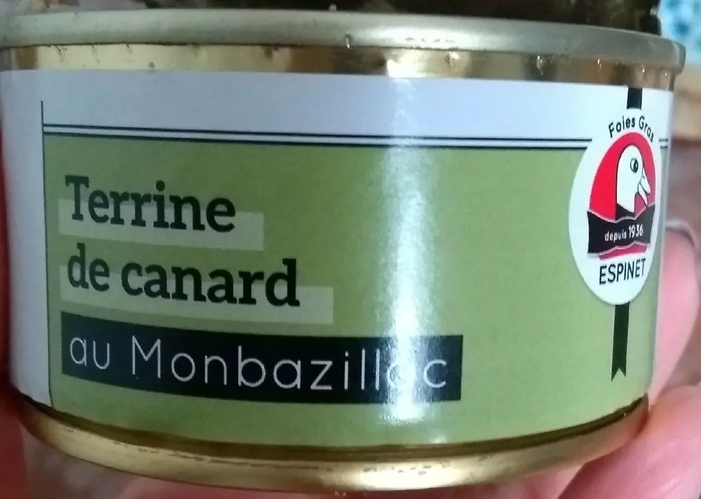 Terrine de canard au monbazillac