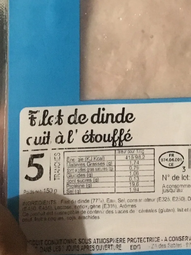 Filet de dinde à l'étouffé