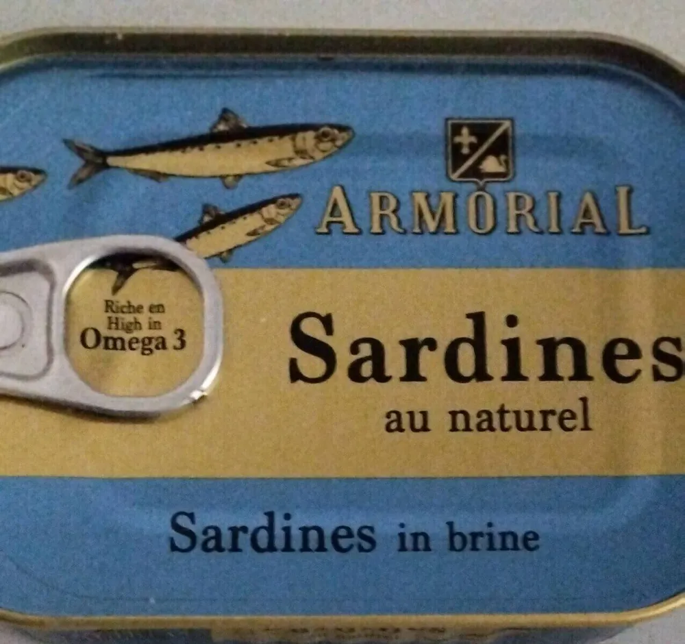 Sardines au naturel
