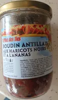 Boudin antillais aux haricots noirs et à l'ananas