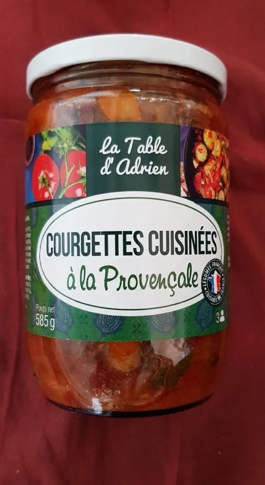Courgettes cuisinées à la Provençale