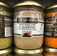 Mousseline de marron au pepite de noix