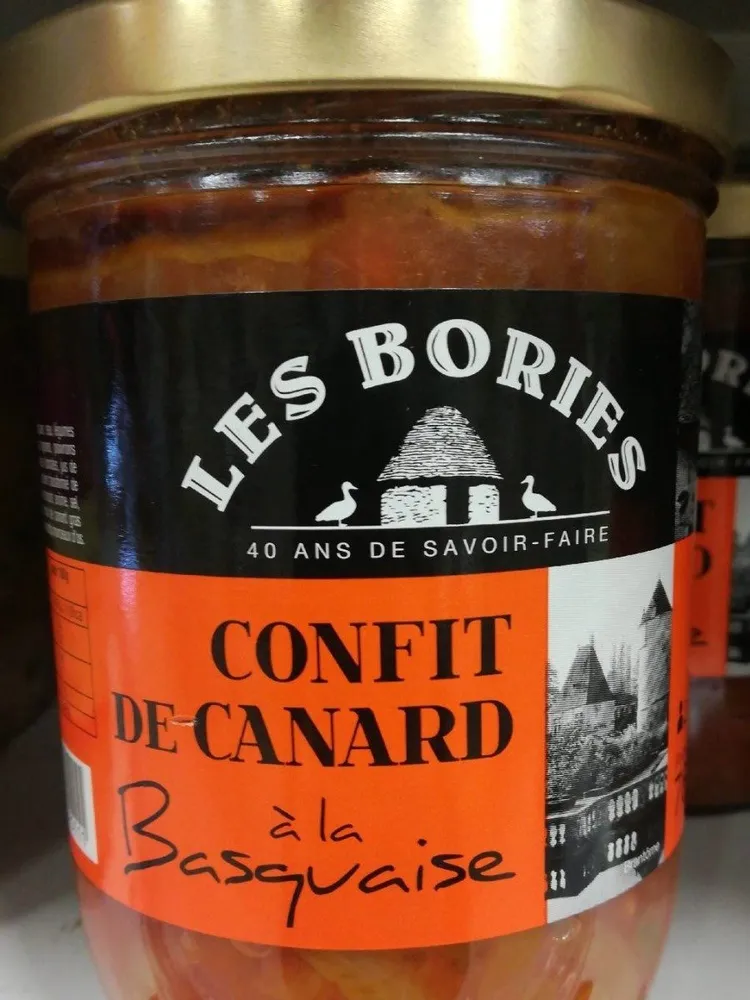 Confit de canard à la basquaise